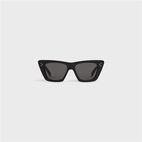 celine rectangular cat-eye acetate sunglasses|CAT EYE S187 SUNGLASSES IN ACETATE .